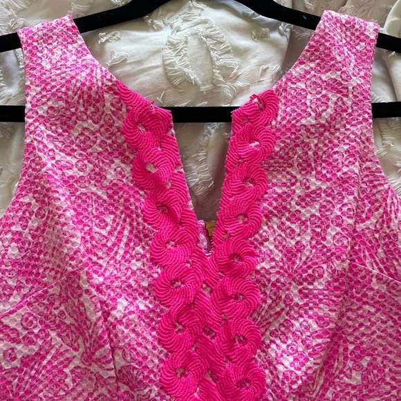 Lily Pulitzer pink Ryder shirt dress size 2 - Picture 3 of 6